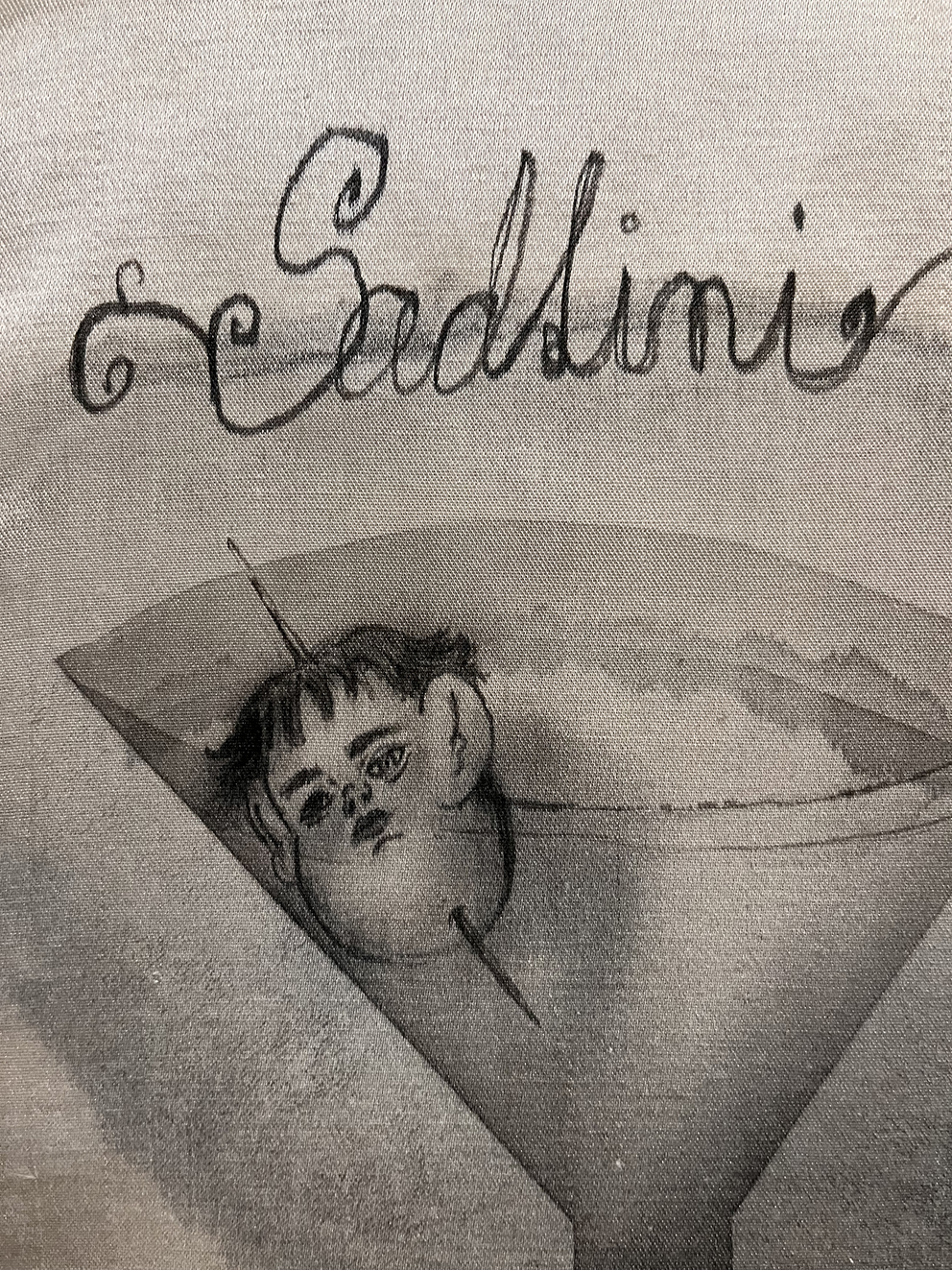 ink on silk painting